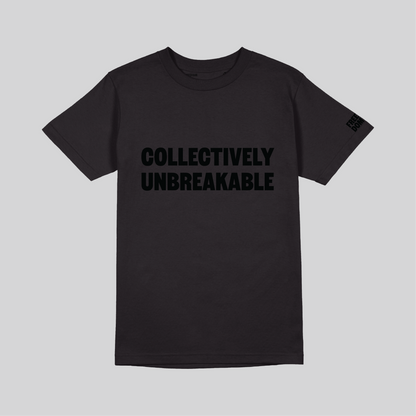 COLLECTIVELY UNBREAKABLE MENS T-SHIRT - BLACK