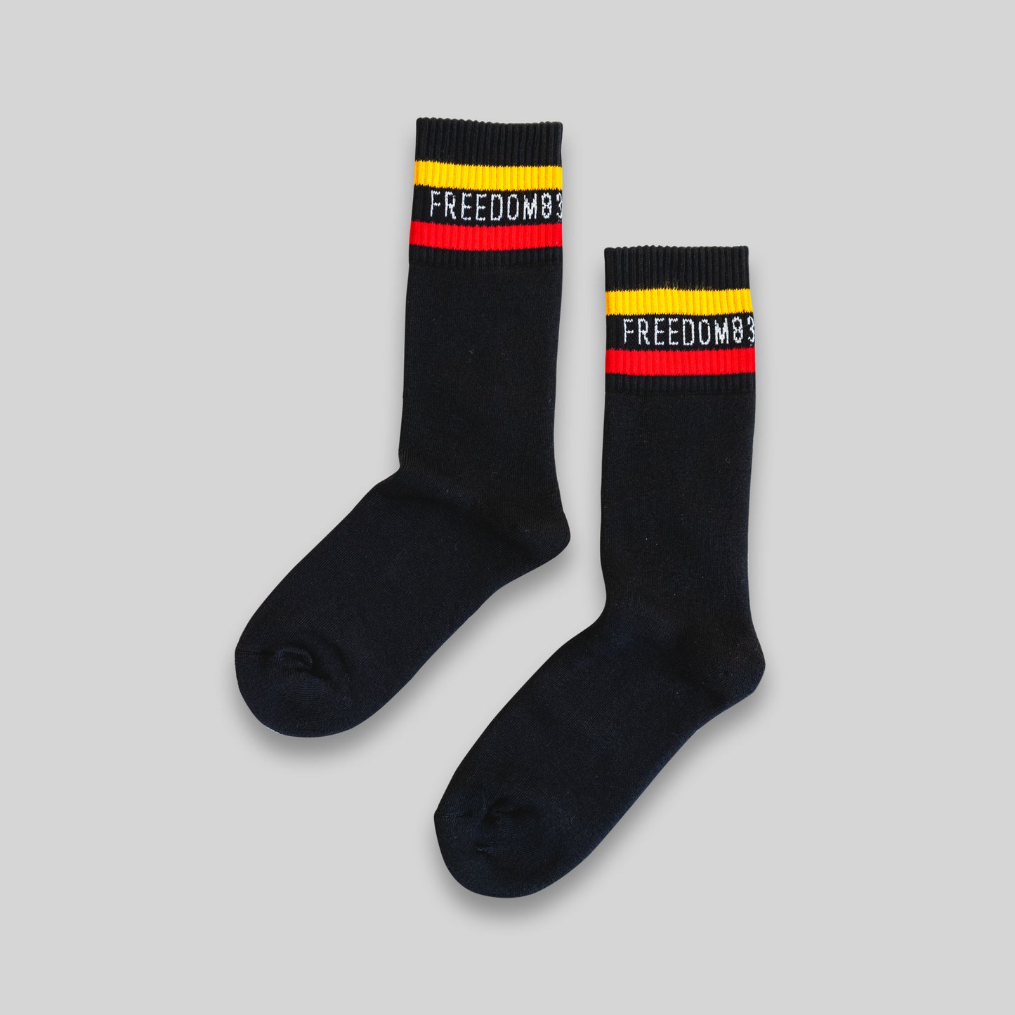 CREW SOCKS - RED/YELLOW